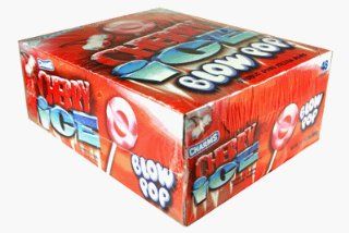 Charms Blow Pop Cherry Ice 48 Pops  Suckers And Lollipops  Grocery & Gourmet Food