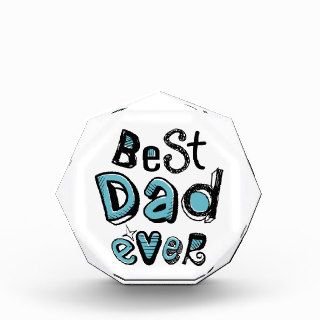 Best Dad Ever Typography Award