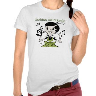 Serbian Girls Rock T Shirt