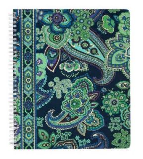 Vera Bradley Notebook with Pocket in Blue Rhapsody Clothing