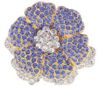 Jacqueline Kennedy Empress Reproduction Simulated Sapphire Brooch —