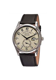 Stuhrling Original 171B.331554  Watches,Mens Cuvette Classic Automatic Leather Strap, Luxury Stuhrling Original Automatic Watches