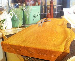 self draining oak carving board/ sunday roast board by sticks and stones