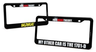 Big Bang Theory License Plate Frames