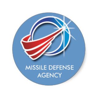 Missile Defense Agency Round Stickers