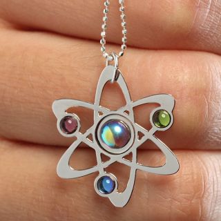 Rutherford Bohr Model Atom Necklace
