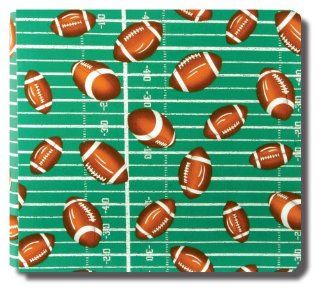 Collected Memories Football Fabric Covered 12 Inch by 12 Inch Premium Post Bound Scrapbook Album