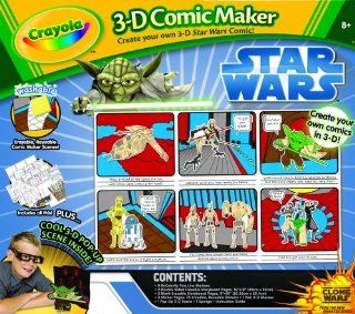 Crayola Star Wars Clone Wars 3D Comic Maker Toys & Games
