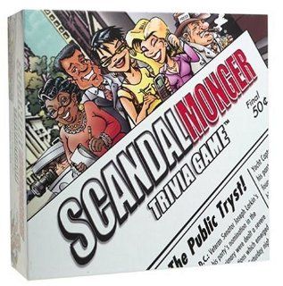 Scandal Monger Trivia Game Toys & Games