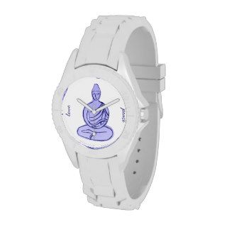 Buddha peace and love wristwatches