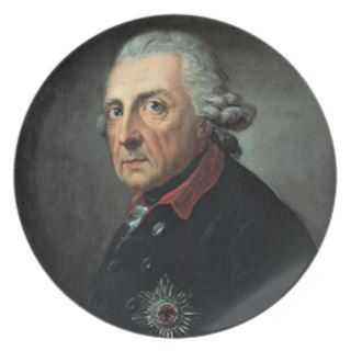 SOUVENIR PLATE Frederick the Great Portrait