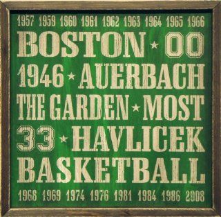Boston Celtics Vintage Sports Wall Decor 18"x18" Wood Sign  