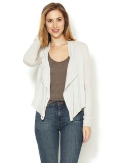 Cotton Draped Cardigan by Inhabit