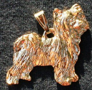 Chinese Crested Powder Puff Dog 24k Gold Plated Pewter Pendant USA Made  Other Products  