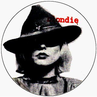 Blondie   Debbie Harry (In Hat)   1 1/2" Button / Pin Clothing