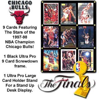 Burbank Sports Cards Chicago Bulls 97 98 Champions Trading Card Display  Sports Related Trading Cards  Sports & Outdoors