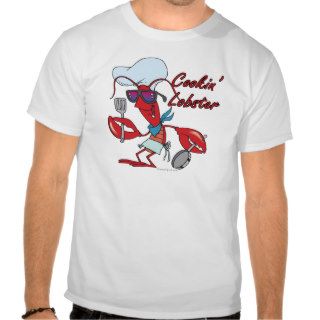 cute cookin cooking lobster cartoon tee shirt