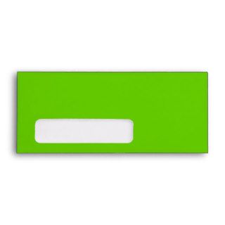 Blank #9 Green Check Window Envelopes