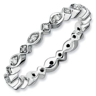 Stackable Expressions™ Diamond Accent Alternating Shapes Ring in