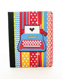 vintage typewriter case for ipad by wunderpop hip & funky design