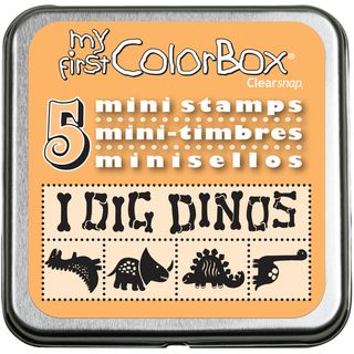 My First Colorbox Mini Stamps Dinos Clearsnap Activity Kits