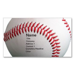 Baseball Business Card Template