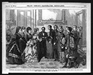Reception, Grand Duke Alexis, Mrs Grant, ladies, DC, 1871   Prints