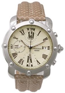 Seiko SNDZ93P1  Watches,Mens Chronograph Beige Textured Dial Beige Leather, Chronograph Seiko Quartz Watches