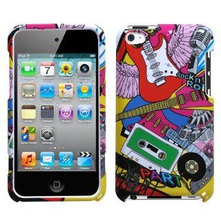 iPod Touch 4G Graphic Case   Music Life (Front & Back) Cell Phones & Accessories