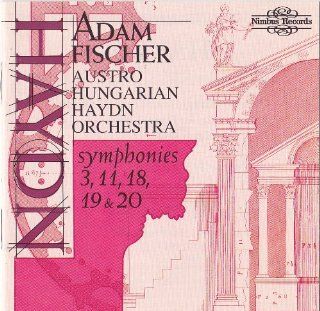 Haydn Symphonies 3, 11, 18 19 & 20 Music