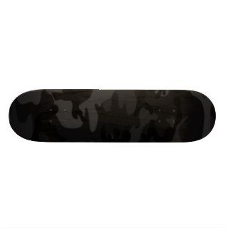 Black Camo Skateboard Pro