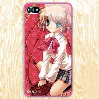 Bestfyou Little Busters Design Skin Hard Back Case Decal PVC Cover for Apple Iphone4/4s Cell Phones & Accessories