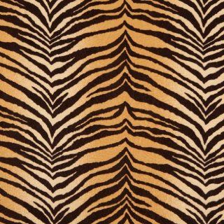 54" E410 Multi Colored, Tiger, Animal Print Microfiber Upholstery Fabric By The Yard