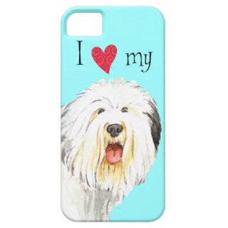 I Love my Old English Sheepdog iPhone 5 Covers