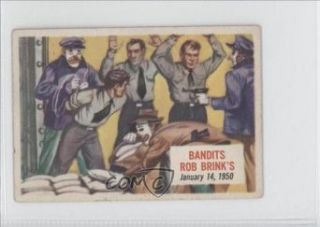 Bandits Rob Brink's COMC REVIEWED Good to VG EX (Trading Card) 1954 Scoops #62 Entertainment Collectibles