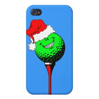 Funny golf Christmas iPhone 4 Cases
