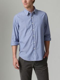 Point Collar Stripe Shirt by Gilded Age