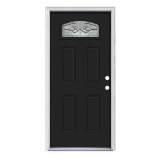 ReliaBilt Craftsman Morelight Prehung Inswing Steel Entry Door (Common 32 in x 80 in; Actual 33.5 in x 81.75 in)