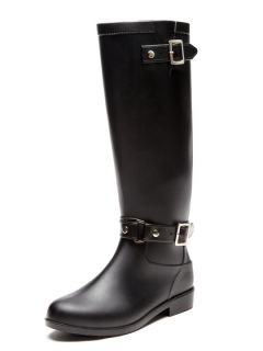 Belted Equestrian Rain Boot by däv