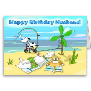 Happy Birthday husband Card
