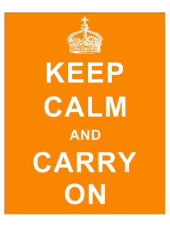 Keep Calm and Carry Laminate Box by PTM Images