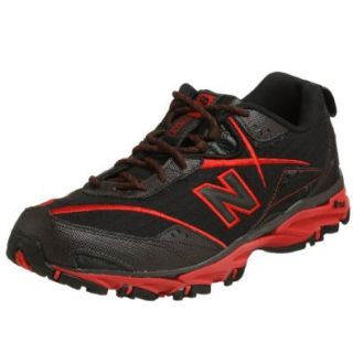 New Balance Men's MT620 Trail Running Shoe,Black/Red,12 EE Shoes