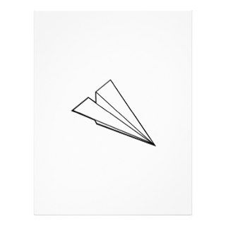Paper Airplane Letterhead Template