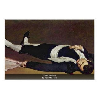 Dead Toreador By Manet Edouard Print
