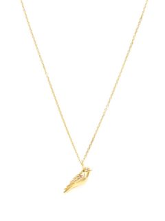 Gold Bird Pendant Necklace by Elizabeth and James