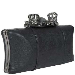 Religion Royalty Crown Hard Case Clutch      Womens Accessories