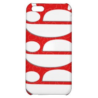 Cute Red 666 Flower iPhone 5C Cases