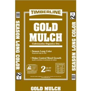 Oldcastle Timberline 2 cu ft Light Brown/Gold Hardwood Mulch