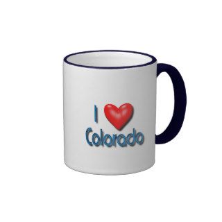 I Love Colorado Coffee Mug