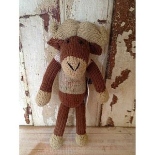 buffalo knitted doll by dassie